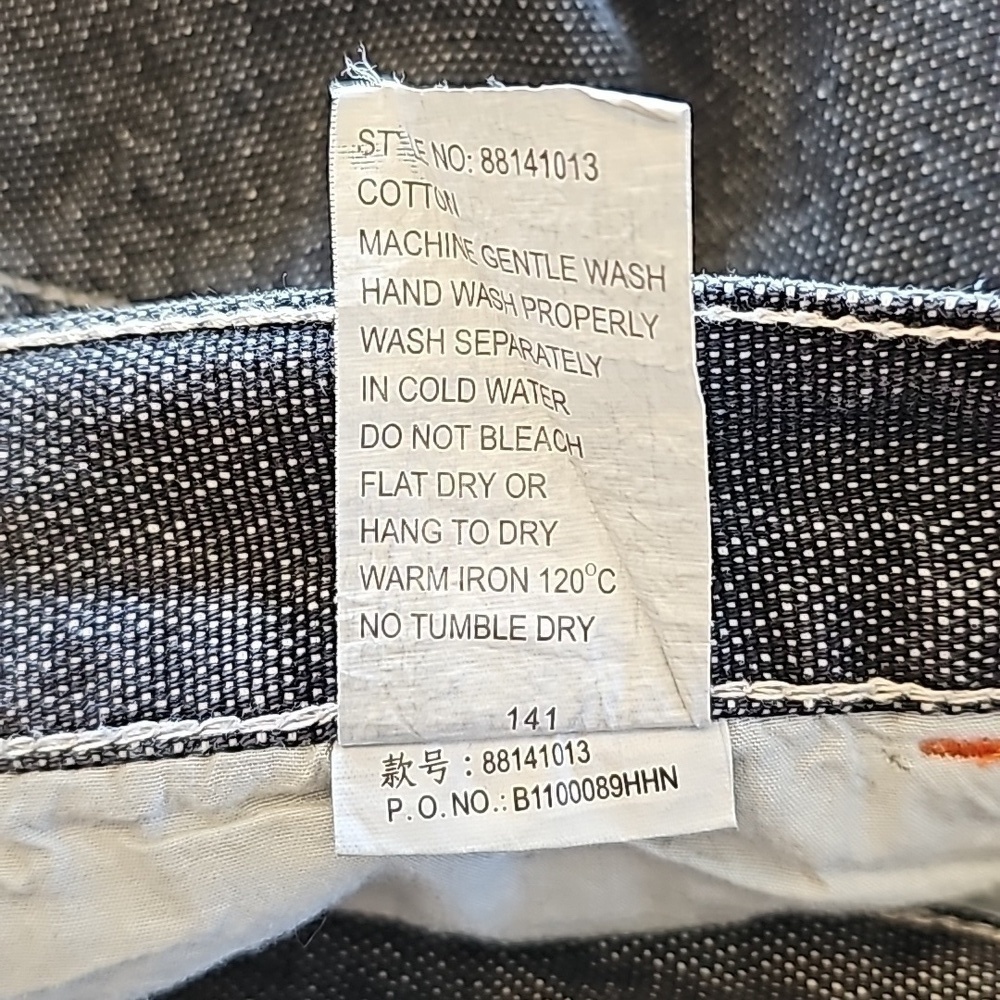 Baleno Wide Leg Jeans Faded Black Size 31 - Picture 13 of 13